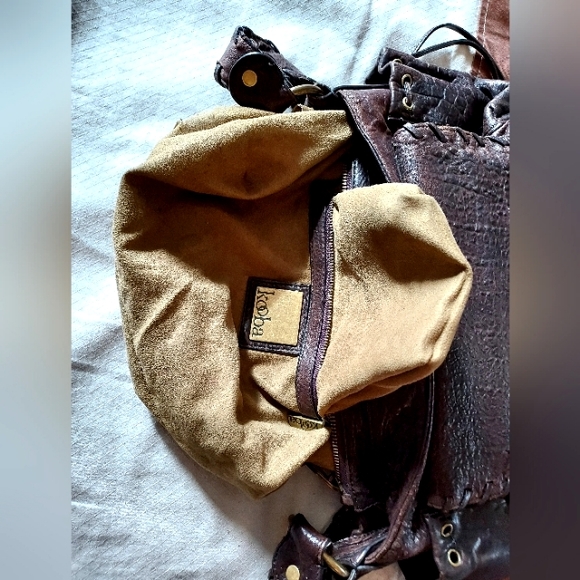 KOOBA BROWN LEATHER SHOULDER BAG - Picture 2 of 14